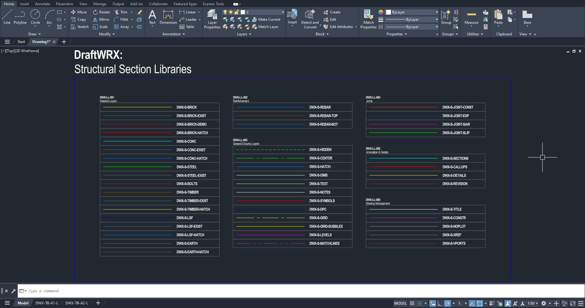 DraftWRX Structural Essentials V1.0