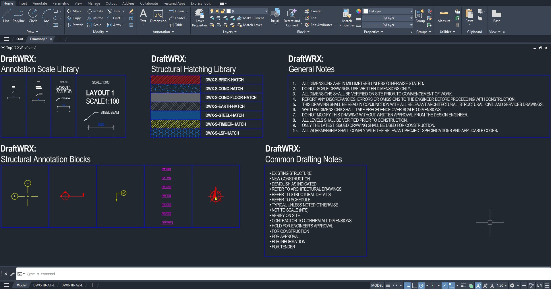 DraftWRX Structural Essentials V1.0